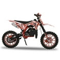 thumbnail image 2 of Seipouy Upgraded 49cc Kids Dirt Bike 2-Stroke - Mini Motorcycle, Gas Dirt Bikes with Front Rear Disc Brakes Speeds up to 25 MPH, Off-Road Tires, Shock Absorption, Dirtbikes for Kids, 2 of 10