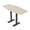 Lakeland Salt w/Black Base, variant on Hexagon Bistro Height Meeting Table T-Shaped Metal Base 34x70 Bar Table