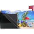 thumbnail image 4 of Funny Tropical Pineapples Sea Beach Magnetic Mailbox Cover MailWraps Garden Yard Home Decor for Outside Standard Size-18"x 20.8" 93, 4 of 5