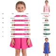 thumbnail image 3 of EnJoCho Girls Summer Denim Dress Sleeveless Button Down Collared Jean Dresses Y2K Pleated A Line Dress with Belt Toddler Maxi Dress Summer, 3 of 7