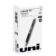 thumbnail image 4 of uni-ball® 207™ Retractable Fraud Prevention Gel Pens, Ultra Micro Point, 0.38 mm, Black Barrels, Black Ink, Pack Of 12, 4 of 7