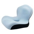 thumbnail image 2 of Cojín de asiento antideslizante y transpirable para silla de viaje. azul, 2 of 9