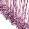 thumbnail image 6 of Iridescent Party Backdrop, 2 Packs Of Pink Tinsel Curtain For Wedding Decor, Foil Fringe Creates A Majestic Setting For Special Occasions, 6 of 8
