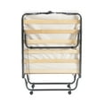 thumbnail image 4 of Linon Luxor Folding Rollaway Guest Bed with 4" Memory Foam Mattress, Cot, 4 of 20