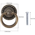 thumbnail image 2 of 6 Pcs Boutons de Meuble Anneau Poignée de Meuble Vintage Boutons d'Armoire Boutons de Tiroir Poignées de Tiroir d'Armoire Bouton pour Meuble Armoire Commode Porte Bouton de Meuble, 2 of 5