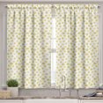 thumbnail image 2 of Ambesonne Green Yellow Valance & Curtain, Flowers Daisies, 55"x36", Pale Green Yellow, 2 of 6