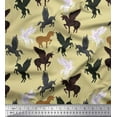 thumbnail image 1 of Soimoi Cotton Jersey Fabric Unicorn Animal Print Fabric by The Yard 58 Inch Wide, 1 of 3