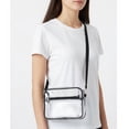 thumbnail image 3 of Stadium Approved Clear Crossbody Bag, PVC Transparent Shoulder Purse with Adjustable Strap, Waterproof Clear Bag for Concerts Sports Events( 9.84 x 2.36 x 9.06in), 3 of 5