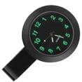 thumbnail image 2 of Black Waterproof Motorcycle Table Clock Aluminum Alloy for Motorbike Night Light Easy Installation 3.5 Inch, 2 of 9