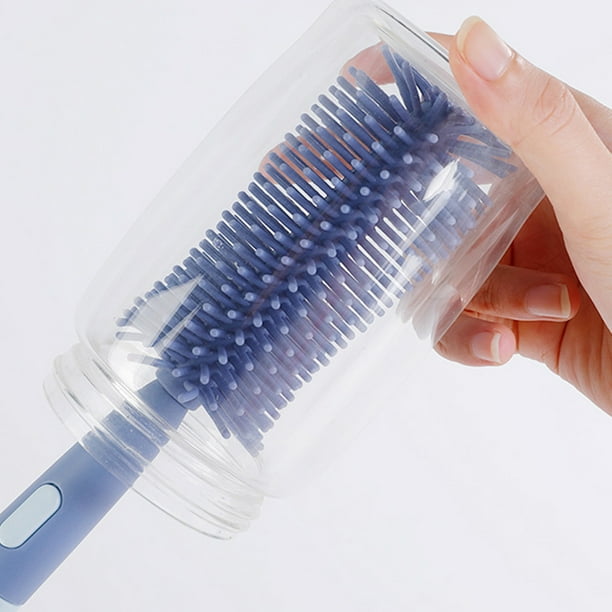 Cepillo para biberones Jadeshay cepillo de silicona para limpiar biberones suave