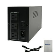 UPS 500VA/300W 120V Backup Power Supply, 3 Sockets, Backup Battery with Surge Protection, Only Suitable for Desktop computer