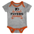thumbnail image 3 of Newborn & Infant Philadelphia Flyers Legend Three-Piece Bodysuit Set, 3 of 4