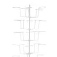 thumbnail image 6 of Miumaeov 7 Tier Adjustable Hat Display Retail Hat Rack Rotating Spinner Metal Floor Stand White, 6 of 6