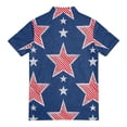 thumbnail image 4 of Men's USA 250th Anniversary Patriotic Stars Polo Shirt American Flag Style Casual Short Sleeve America 250 Merchandise, 4 of 6