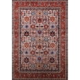 thumbnail image 1 of Ahgly Company Machine Washable Indoor Rectangle Industrial Modern Khaki Rose Pink Area Rugs, 6' x 9', 1 of 7