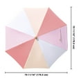 thumbnail image 5 of LAGarden 6 Ft Fringe Umbrella Replacement Canopy Top Cover Outdoor Patio Pink, 5 of 6