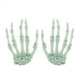 thumbnail image 2 of Nrmvnmi 1 Pairs Halloween Skeleton Hands Plastic Hand Skeleton Model for Halloween Decoration Terror Scary Props(As Shown), 2 of 9