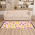 thumbnail image 2 of Yayeee Runner Rug for Bedroom 2'x6' Machine Washable Hallway Non Slip Mat, Yellow Stars Pattern, 2 of 8