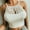 White, variant on Aboser Womens Lace Racerback Tank Tops Sheer High Neck Camisoles Sleeveless Halter Bodysuit Plus Size Balconette Bra Non-Padded Underwire