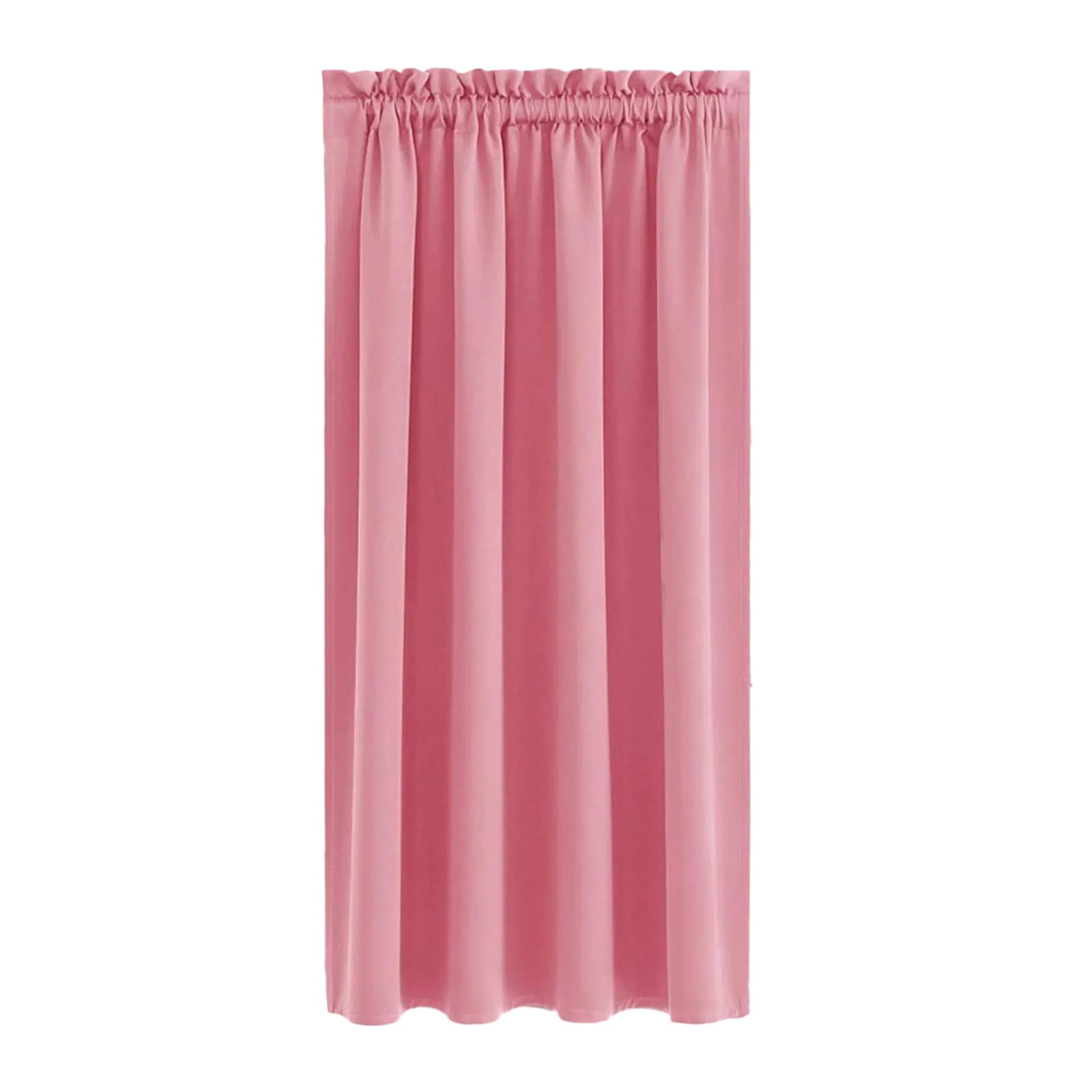 100% Blackout Curtains for Bedroom 64 inches Long - Thermal Drapes Grommet Room Darkening Light Blocking Curtains Window Treatments for Living Room (2 Panels, W38 x L64, Pink)
