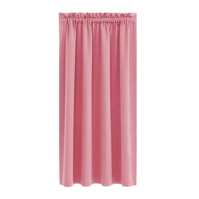 SLYNSHome Rideaux Isolés Thermiques, 1 Panneau 63 Pouces Rideaux Occultants pour Fenêtre pour Chambre Rideaux Épais pour Salon Cuisine - Rose