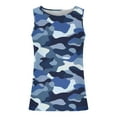thumbnail image 3 of DODADAWANJ Men Workout Tank Tops Camo Sleeveless Muscle Gym Shirt Quick Dry Athletic Tank Top Big and Tall Camouflage Tees Summer Causal Moisture Wicking Sports Vests, 3 of 4