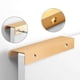 thumbnail image 5 of Paquete de 5 tiradores de estilo moderno con borde de dedo para cajones de muebles, manijas ocultas para cajones de cocina y gabinetes, 5 of 8