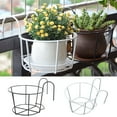 thumbnail image 2 of Flower Stand Wall-mounted Easy to Install Rust Proof Strong Load Bearing Plant Pot Rack for Balcony, 2 of 10