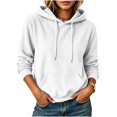 thumbnail image 6 of Mifsaly Womens Oversized Hoodies Long Sleeve Cozy Pullover Tops with Pocket Fashion Loose Fit Comfortable Warm Causal Sweatshirts, 6 of 8