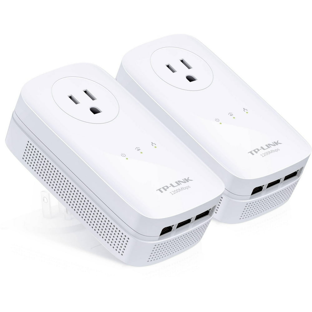 TPLINK TLPA8030P KIT AV1200 3Port Gigabit PassThrough Powerline
