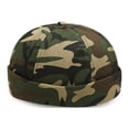 thumbnail image 4 of Minnieouse Moda Skullcap 3 rayas estampado marinero sombreros cálido cubo Docker gorras sin borde sombrero ajustable gorro diario al aire libre Type8 NO8, 4 of 6