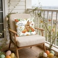 thumbnail image 5 of POLISE Spaces Easter Bunny Pillow with Basket & Eggs 18x18 Inch Watercolor Floral Throw Cushion for Sofa, Bed or Patio, Soft Decorative Accent & Holiday Gift Idea, 5 of 8