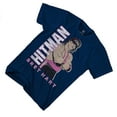 thumbnail image 3 of WWE Mens Bret Hart Shirt, The Hitman Hart Graphic Wrestling T-Shirt Navy - M, 3 of 7