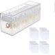 thumbnail image 1 of Organizador de joyas de acrílico Tclnyer, organizadores y almacenamiento de joyas, caja de joyería portátil transparente, con 20 bolsas de joyería portátiles antideslustre, para anillos, aretes, colla, 1 of 8