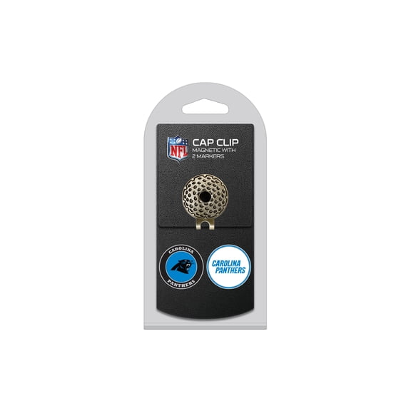 Team Golf NFL CAROLINA PANTHERS Cap Clip With 2 Golf Ball Markers