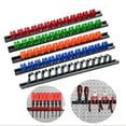 thumbnail image 3 of 1Pc Screwdriver Organizer Abs Wall Mount Plastic Wrench Screwdriver Organizer Rail Rack Storage Holder Hand Tools Parts Orange, 3 of 8