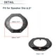 thumbnail image 5 of Adaptador de espaciador de altavoz tweeter Unique Bargains para Ford para 6.5" 2Set, 5 of 7