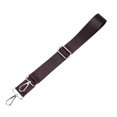 thumbnail image 2 of Bandolera Bolso Correa para el hombro Bolso de lona Cinturón con ganchos giratorios (Marrón + Plata), 2 of 6