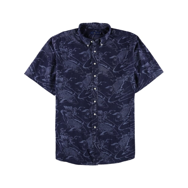 ralph lauren mens short sleeve button up