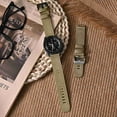 thumbnail image 2 of ANNEFIT Quick Release Watch Bands 18mm, Military Ballistic Nylon Watch Strap for Men, Heavy Duty Stainless Steel Brushed Black Buckle (Khaki), 2 of 2