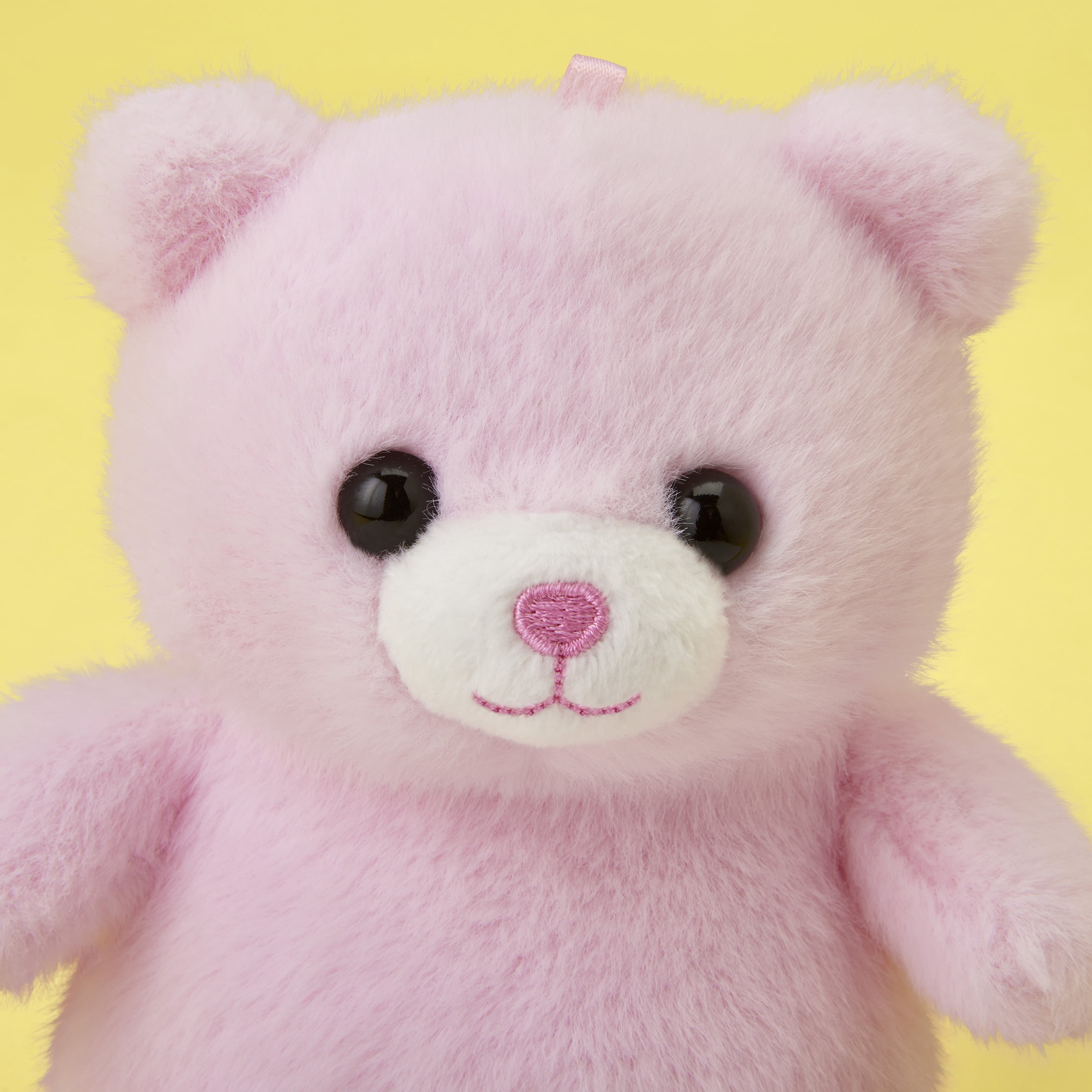Buttercups Teddy Bear Plush Toy 4.5 Inch – Small Stuffed Animal for Kids, Soft Pink Bear, Mini Plush Gift