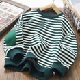 thumbnail image 2 of HCNTES Girls/Boys/Kids Cotton Long Sleeve T Shirts Crewneck Basic Long-Sleeve Tee Shirts(Green,13-14 Years), 2 of 9