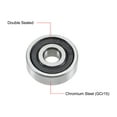 thumbnail image 2 of Rodamientos de bolas de surco profundo 625-2RS 5mmx16mmx5mm Doble sellado de acero cromo P5 5pcs, 2 of 5