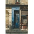 thumbnail image 2 of Hak, Chiu Tak 13x18 Black Ornate Wood Framed with Double Matting Museum Art Print Titled - La Porte Bleu, 2 of 4