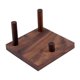 thumbnail image 2 of Caballete mineral pequeño, soporte de madera para obras de arte, juego de caballete decorativo coleccionable medio, 2 of 9