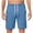 Blue, variant on Coorders Men's Cotton Shorts Men's and Big Men's Pull-On Cargo Shorts with Pocket, Army Green,XXL