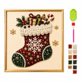 thumbnail image 2 of DIY Christmas Pearl Diamond Painting Art Kit with Frame, Large Diamond Art Kits for Adults, Premium 3D Pearl Christmas Wall Art Kit, Pearl Diamond Painting Craft Set for Holiday Home Decor Gift, 2 of 6
