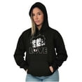 thumbnail image 3 of Betty Boop Love Cute Girly Cartoon Hoodie Sweatshirt Women Brisco Brands S, 3 of 6