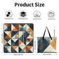thumbnail image 2 of Bohemian Color Outdoor Picnic Blanket, Foldable Waterproof Beach Mat, Portable Beach Blanket for Beach Camping, Hiking, Family Concerts, 2 of 7