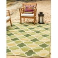 Unique Loom Eden Trellis Outdoor Geometric Area Rug or Runner